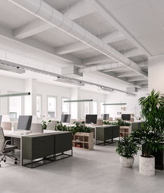 PAUS OFFICE 斯德哥尔摩的办公室,有不同的工作空间,展厅和小厨房以及午餐区